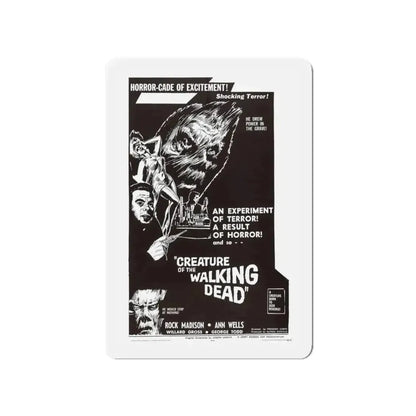 CREATURE OF THE WALKING DEAD 1965 Movie Poster - Refrigerator Magnet - The Sticker Space