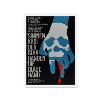 CREATURE WITH THE BLUE HAND 1967 Movie Poster - Die-Cut Magnet-2" x 2"-The Sticker Space