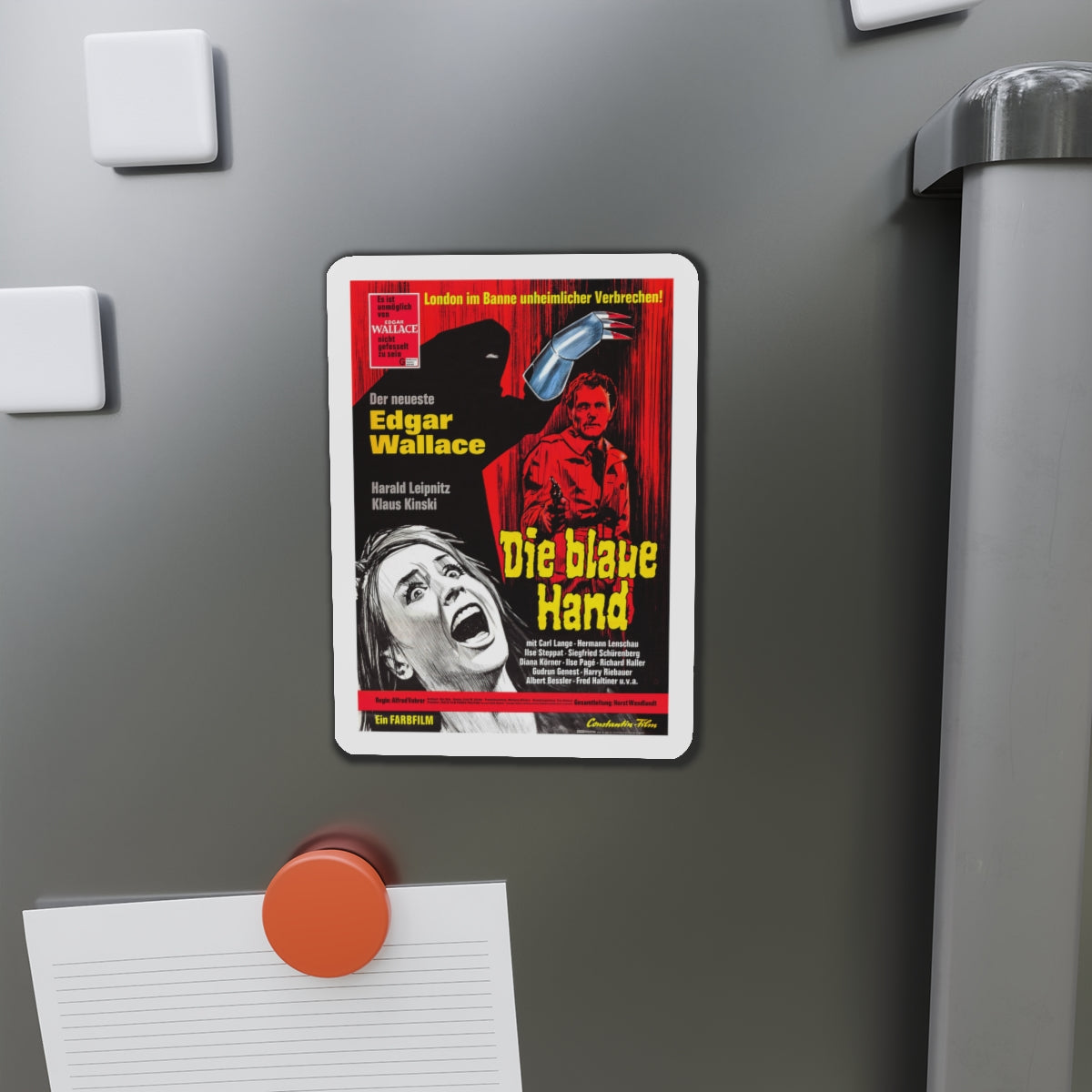 CREATURE WITH THE BLUE HAND (2) 1967 Movie Poster - Die-Cut Magnet-The Sticker Space