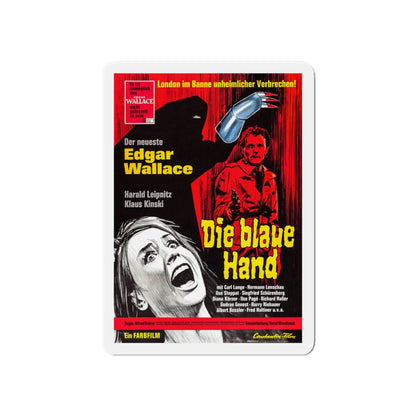 CREATURE WITH THE BLUE HAND (2) 1967 Movie Poster - Die-Cut Magnet-6 × 6"-The Sticker Space