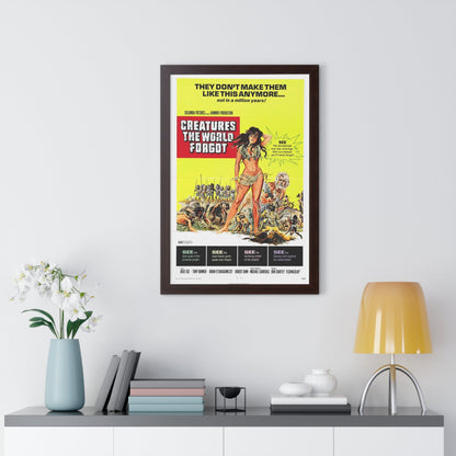 CREATURES THE WORLD FORGOT 1971 - Framed Movie Poster-The Sticker Space