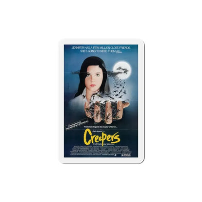 Creepers 1985 Movie Poster Refrigerator Magnet - The Sticker Space