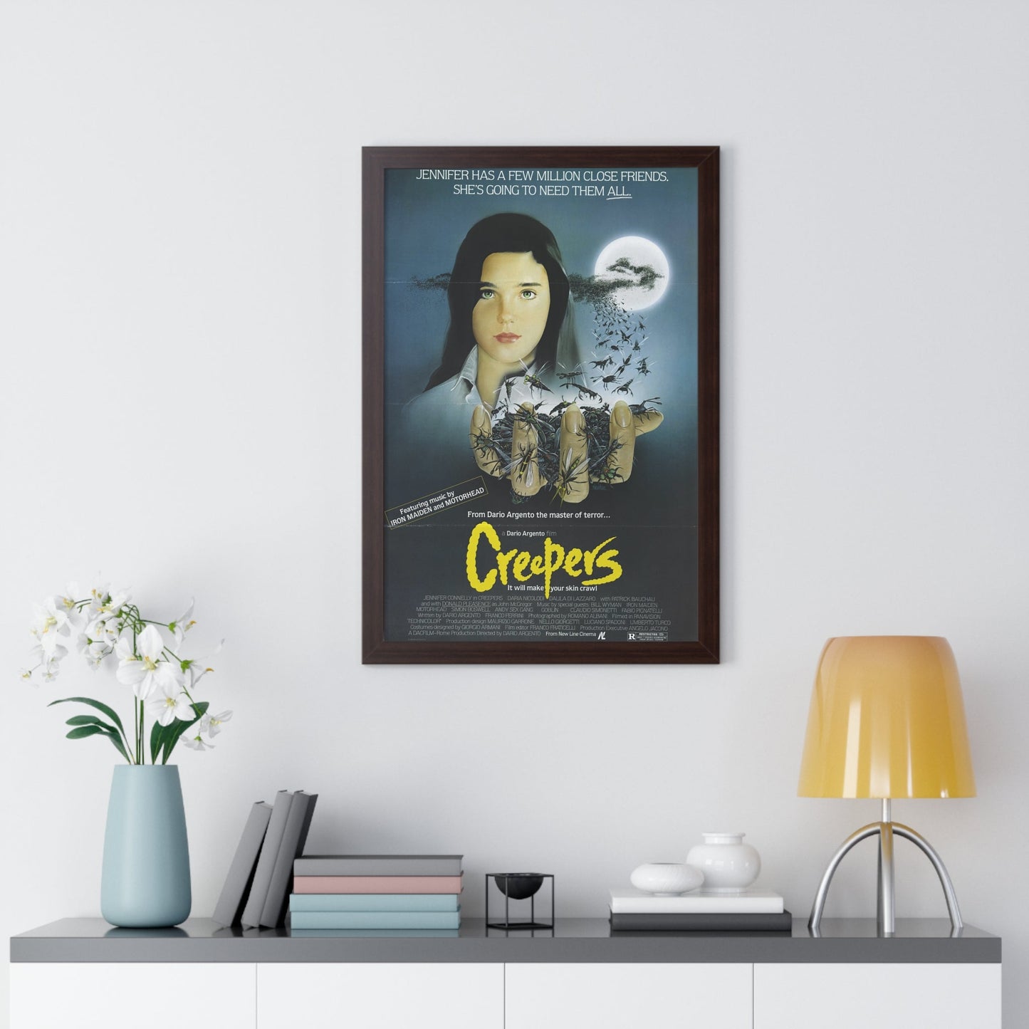 CREEPERS (PHENOMENA) 1985 - Framed Movie Poster-The Sticker Space