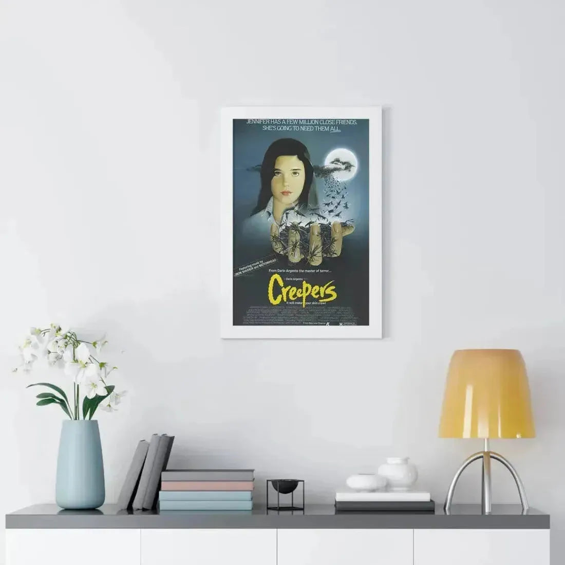 CREEPERS (PHENOMENA) 1985 - Framed Movie Poster - The Sticker Space