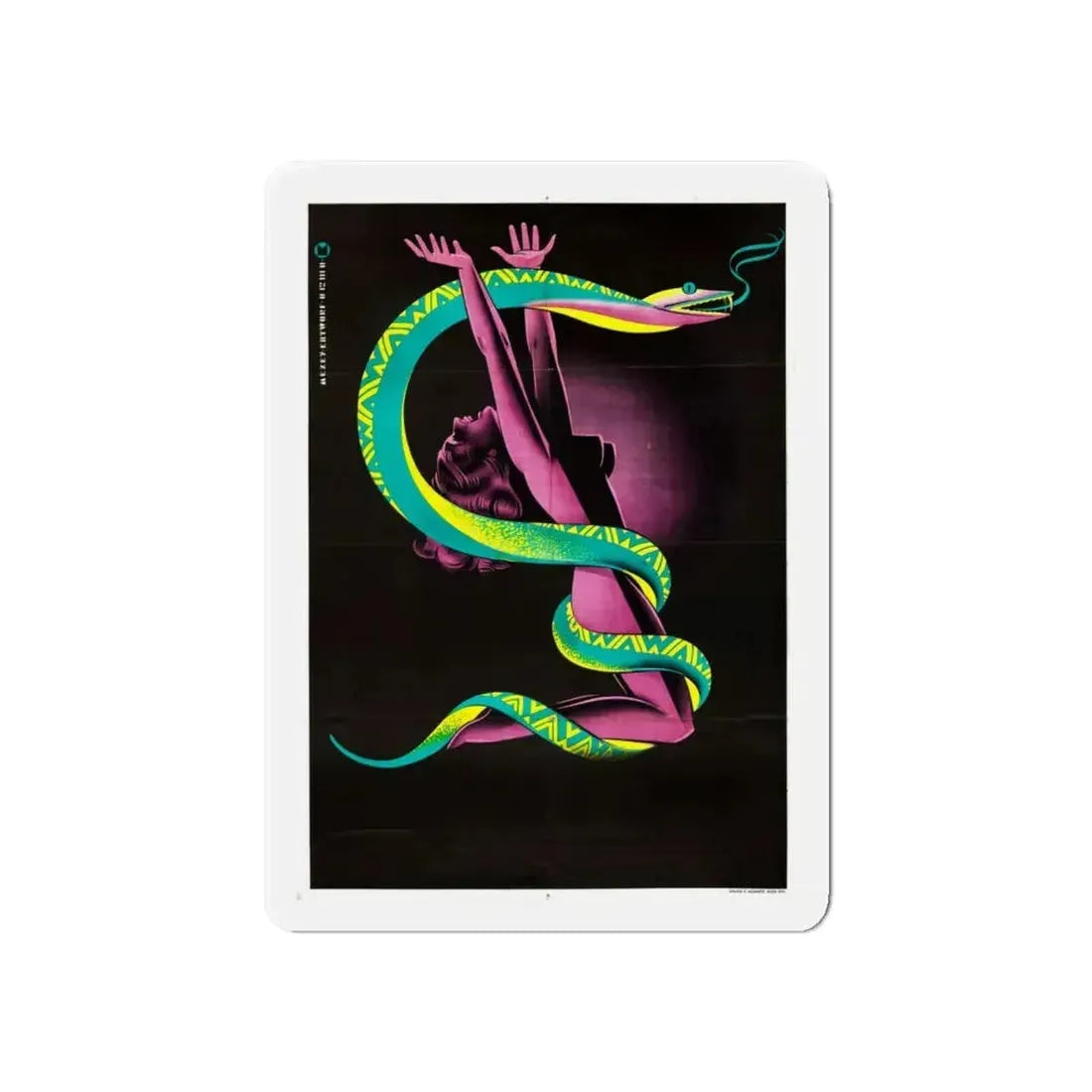 CREEPING POISON 1946 Movie Poster - Refrigerator Magnet 6 Inch - The Sticker Space