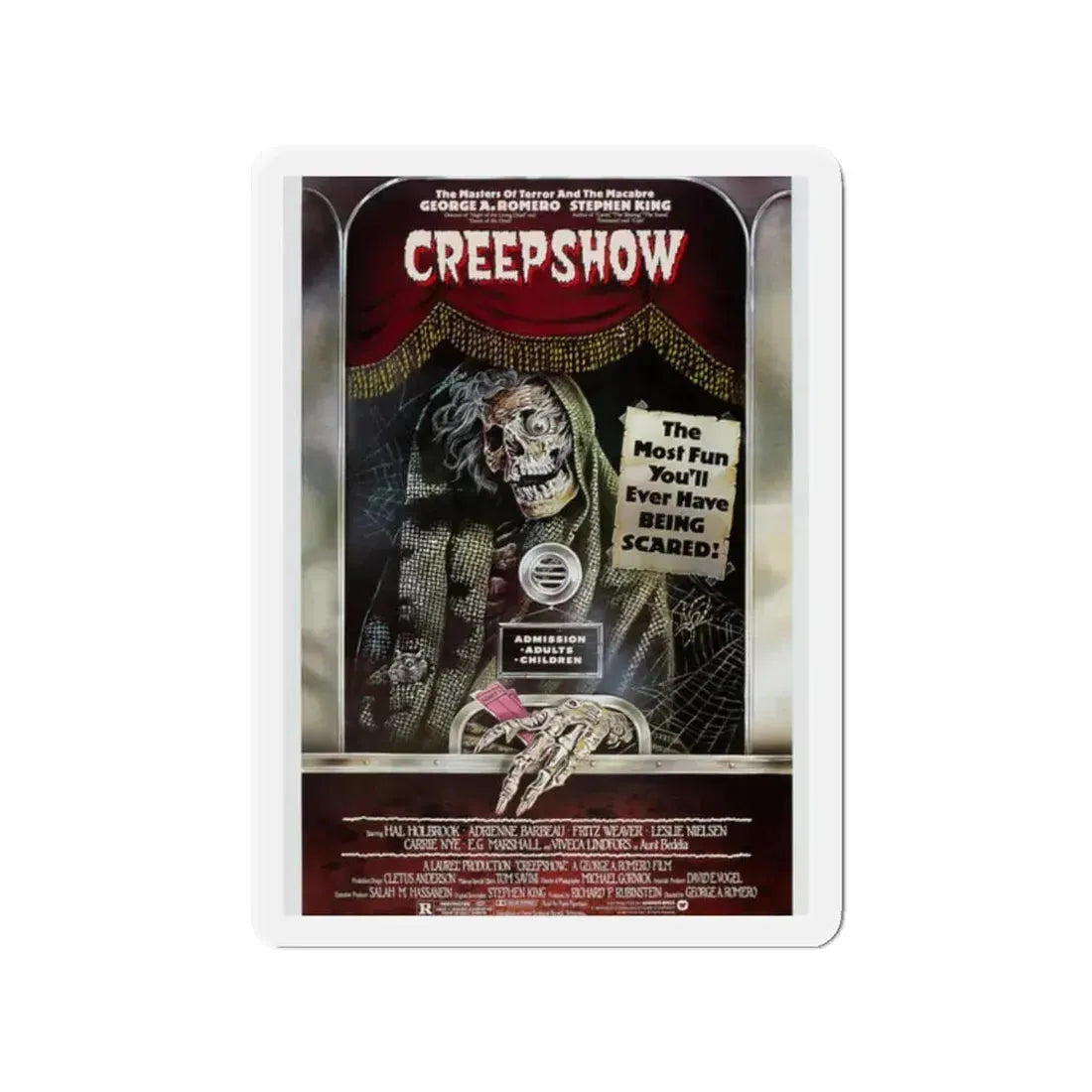 CREEPSHOW 1982 Movie Poster - Refrigerator Magnet 2 Inch - The Sticker Space