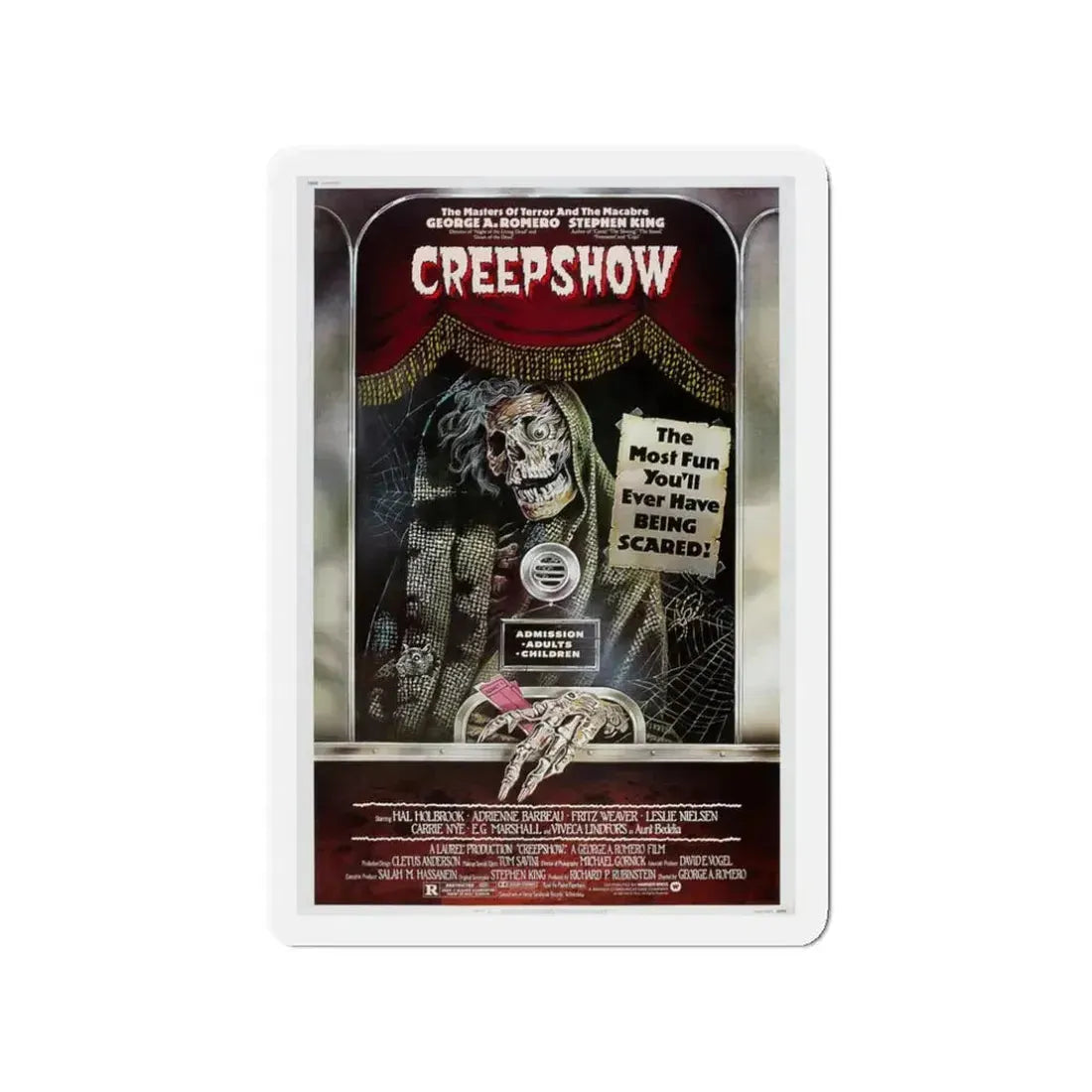 CREEPSHOW 1982 Movie Poster - Refrigerator Magnet 3 Inch - The Sticker Space