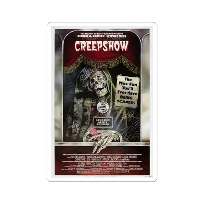 CREEPSHOW 1982 Movie Poster - STICKER Vinyl Kiss-Cut Decal 2 Inch White - The Sticker Space