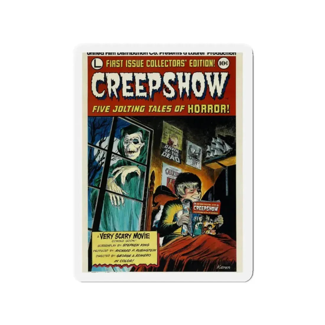 CREEPSHOW (2) 1982 Movie Poster - Refrigerator Magnet 2 Inch - The Sticker Space