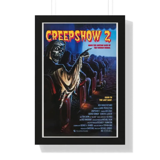 CREEPSHOW 2 1987 - Framed Movie Poster 16″ x 24″ Black - The Sticker Space