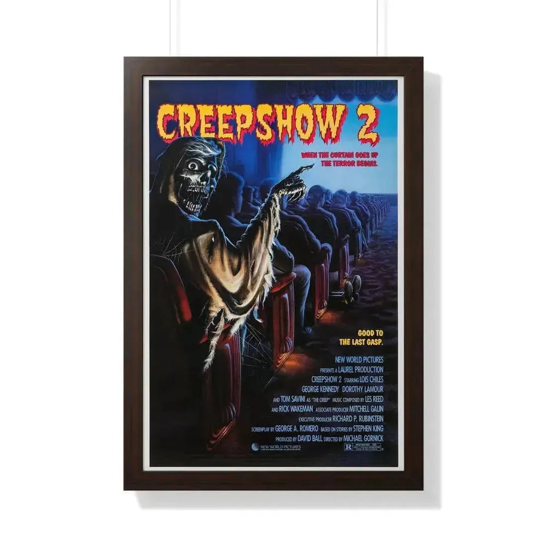 CREEPSHOW 2 1987 - Framed Movie Poster 20" x 30" Walnut - The Sticker Space