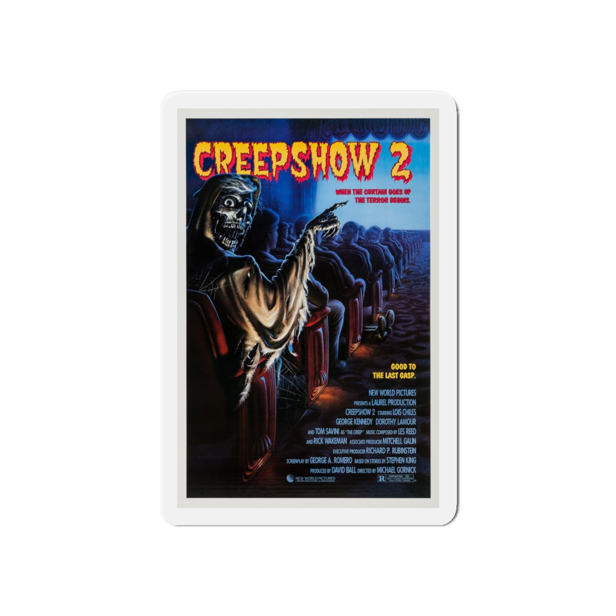 CREEPSHOW 2 1987 Movie Poster - Die-Cut Magnet-6 × 6"-The Sticker Space