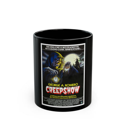 CREEPSHOW (ITALIAN) 1982 Movie Poster - Black Coffee Mug-11oz-The Sticker Space