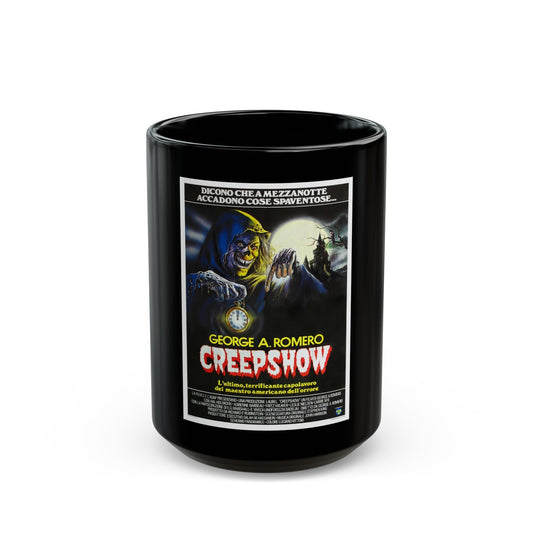 CREEPSHOW (ITALIAN) 1982 Movie Poster - Black Coffee Mug-15oz-The Sticker Space