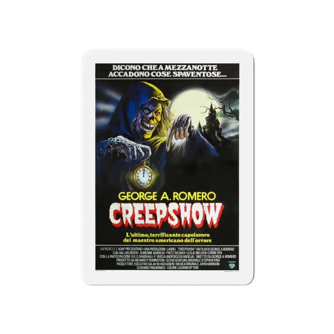 CREEPSHOW (ITALIAN) 1982 Movie Poster - Refrigerator Magnet 6 Inch - The Sticker Space