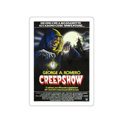 CREEPSHOW (ITALIAN) 1982 Movie Poster STICKER Vinyl Die-Cut Decal 5 Inch - The Sticker Space