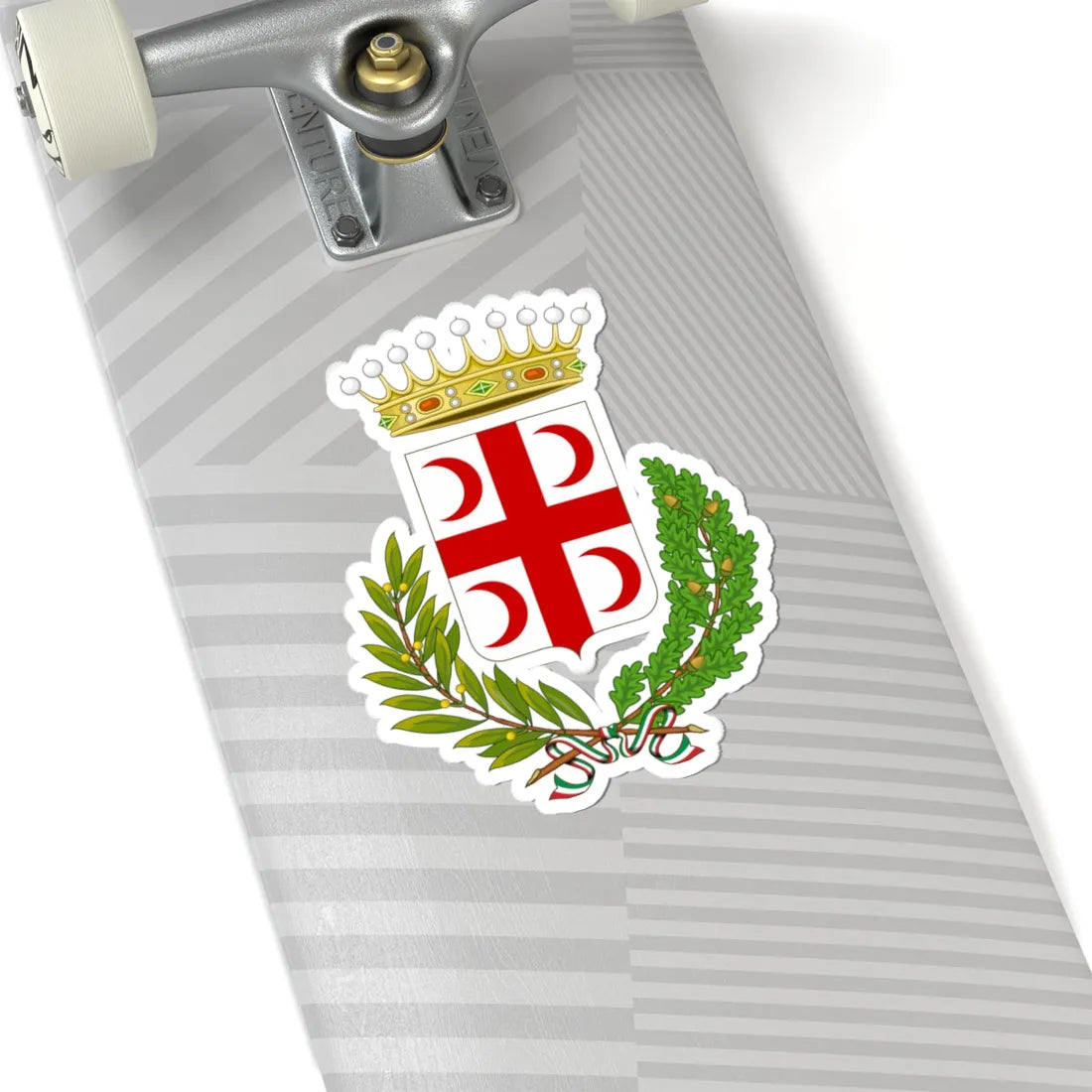 Crescentino-Stemma (Italy) (Coat of Arms) STICKER Vinyl Kiss-Cut Decal - The Sticker Space