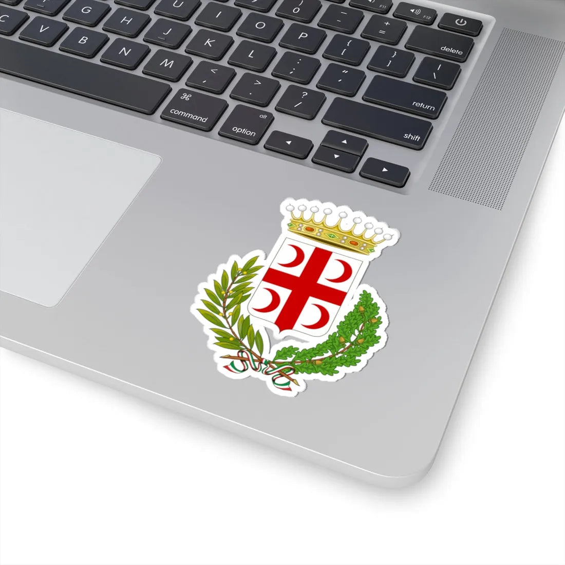 Crescentino-Stemma (Italy) (Coat of Arms) STICKER Vinyl Kiss-Cut Decal - The Sticker Space
