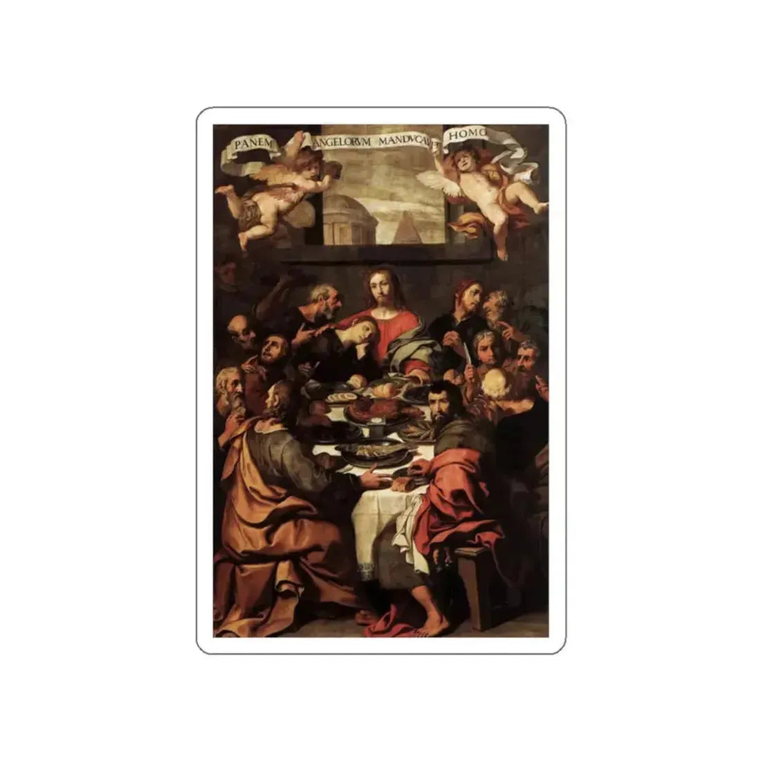 CRESPI, Daniele - The Last Supper (Artwork) STICKER Vinyl Die-Cut Decal White Die-Cut 2 Inch - The Sticker Space