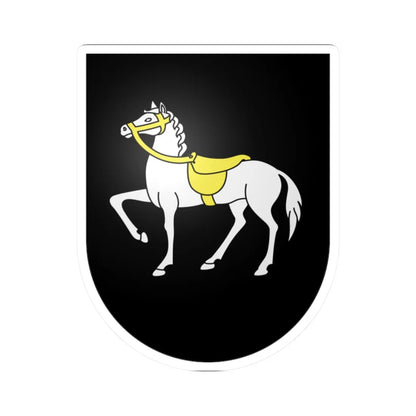 Cressier-FR-coat of arms (Switzerland) (Coat of Arms) STICKER Vinyl Kiss-Cut Decal 2 Inch White - The Sticker Space