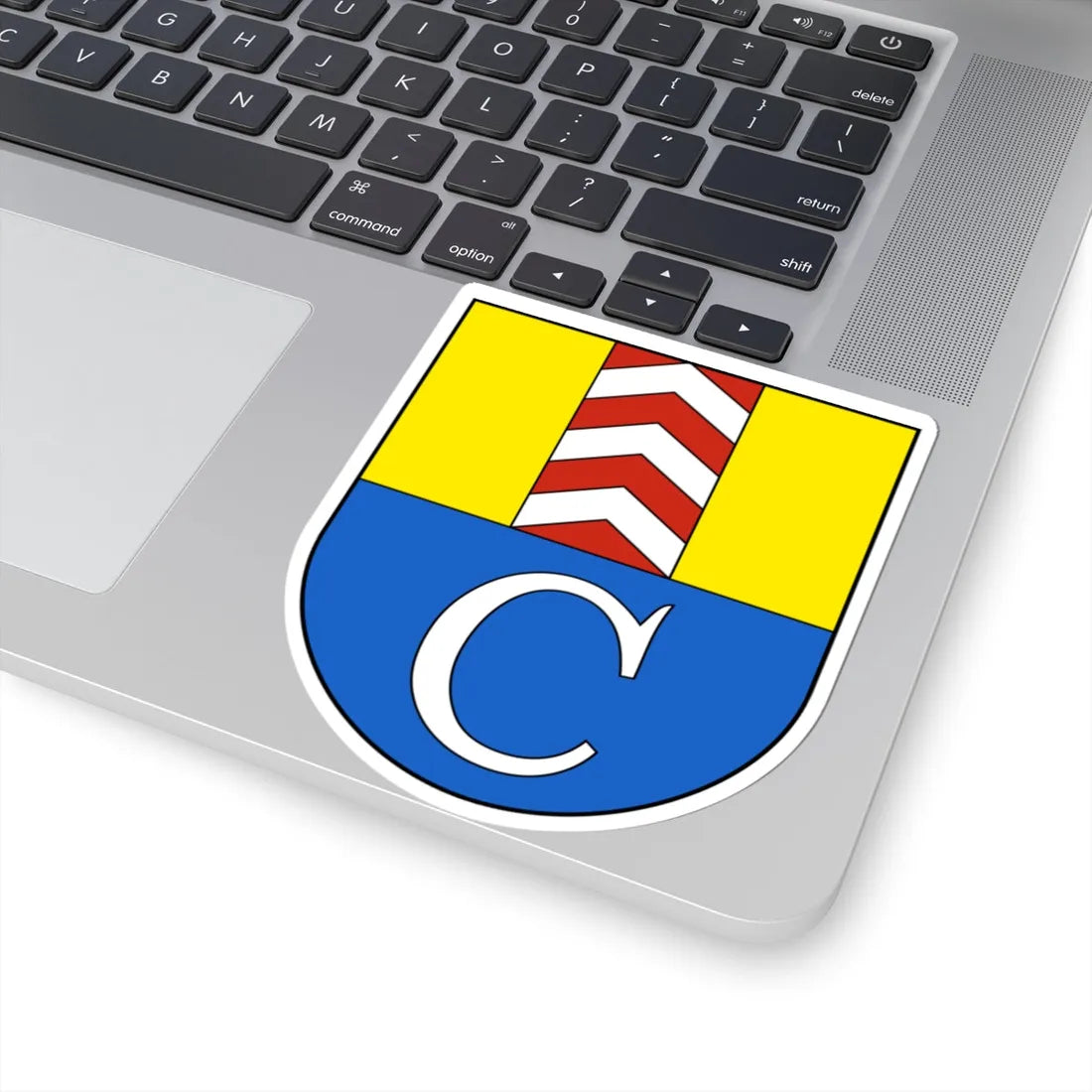 Cressier NE-blazon (Switzerland) (Coat of Arms) STICKER Vinyl Kiss-Cut Decal - The Sticker Space