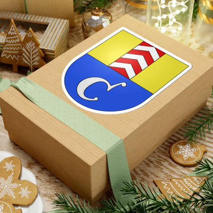 Cressier NE-coat of arms (Switzerland) (Coat of Arms) STICKER Vinyl Kiss-Cut Decal - The Sticker Space