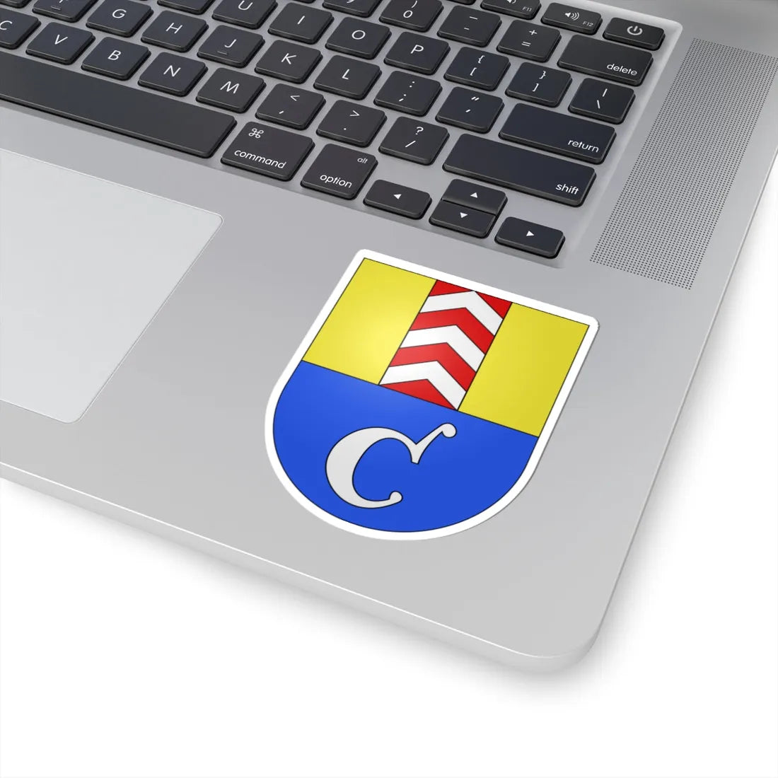 Cressier NE-coat of arms (Switzerland) (Coat of Arms) STICKER Vinyl Kiss-Cut Decal - The Sticker Space