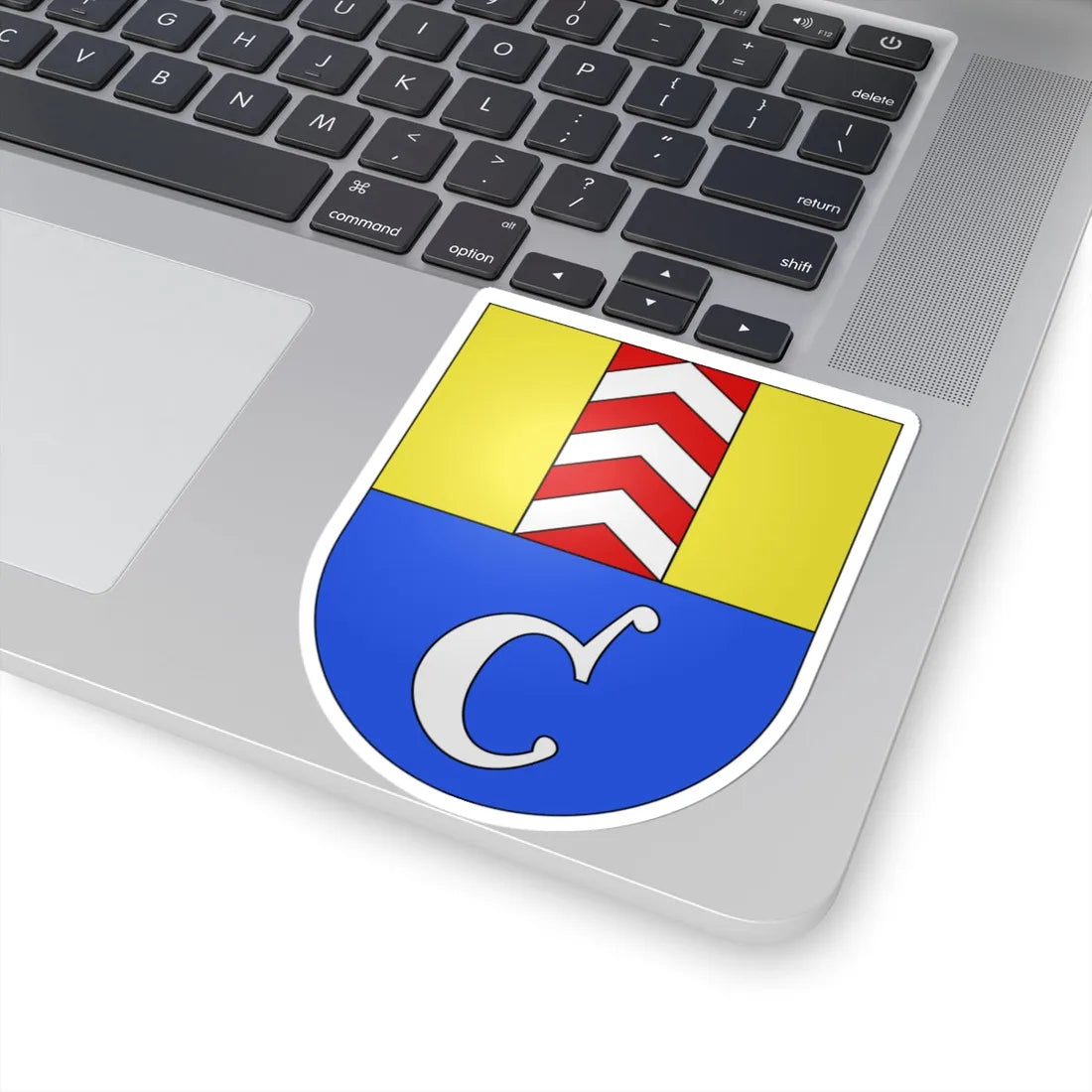 Cressier NE-coat of arms (Switzerland) (Coat of Arms) STICKER Vinyl Kiss-Cut Decal - The Sticker Space