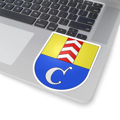 Cressier NE-coat of arms (Switzerland) (Coat of Arms) STICKER Vinyl Kiss-Cut Decal - The Sticker Space