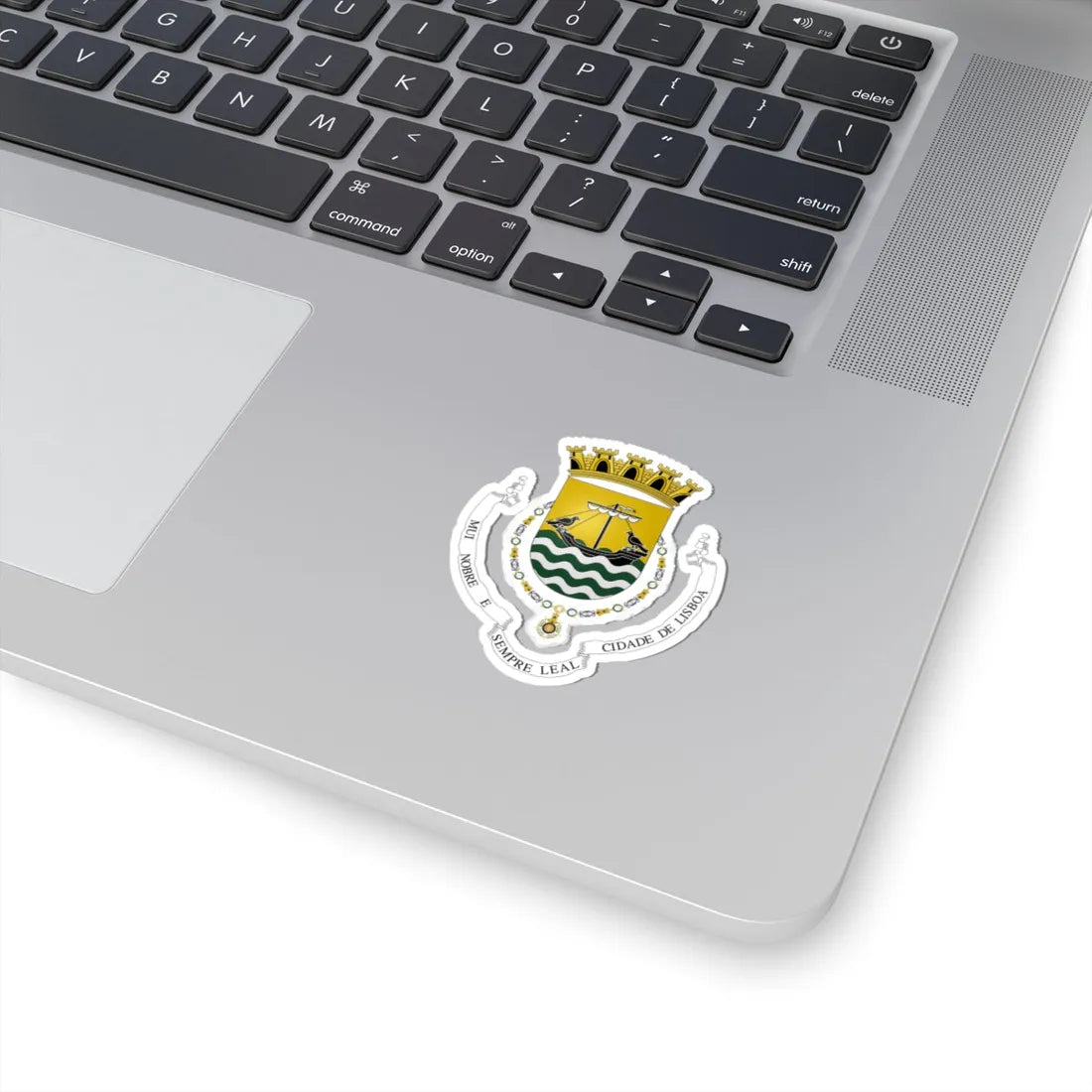 Crest of Lisboa unofficial (Coat of Arms) STICKER Vinyl Kiss-Cut Decal - The Sticker Space