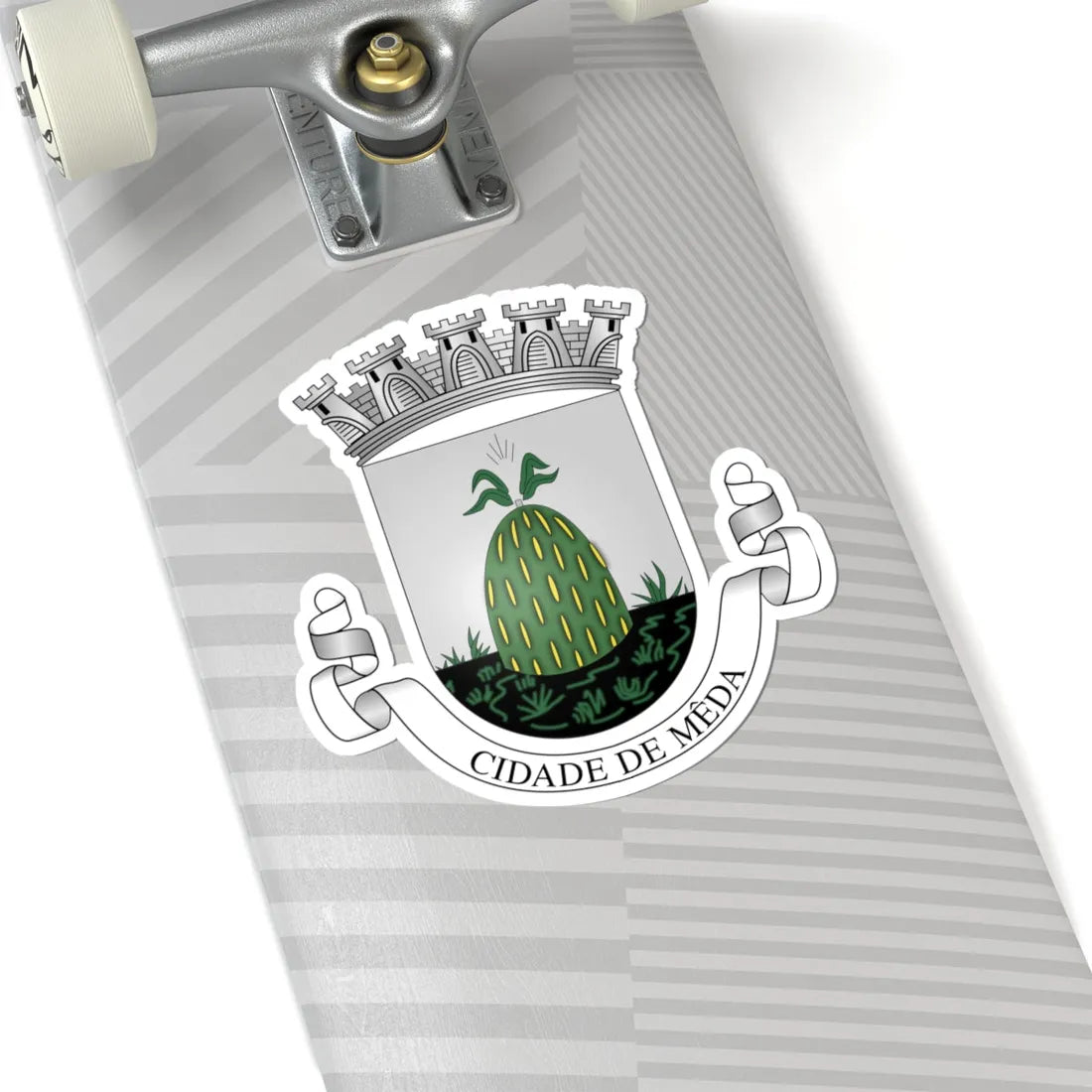 Crest of Mêda (Portugal) (Coat of Arms) STICKER Vinyl Kiss-Cut Decal - The Sticker Space