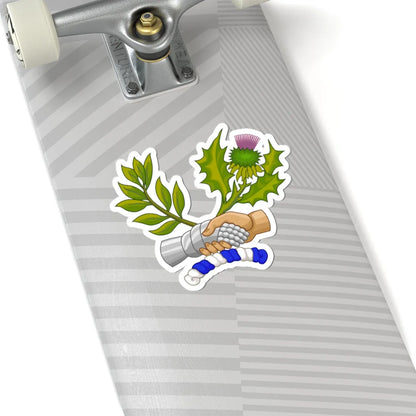 Crest of Nova Scotia (Canada) (Coat of Arms) STICKER Vinyl Kiss-Cut Decal - The Sticker Space