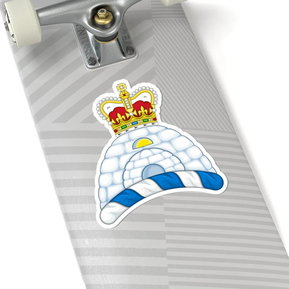 Crest of Nunavut (Canada) (Coat of Arms) STICKER Vinyl Kiss-Cut Decal - The Sticker Space