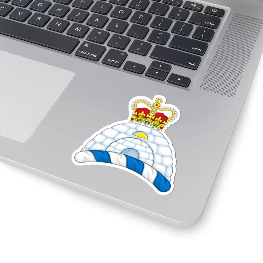Crest of Nunavut (Canada) (Coat of Arms) STICKER Vinyl Kiss-Cut Decal - The Sticker Space