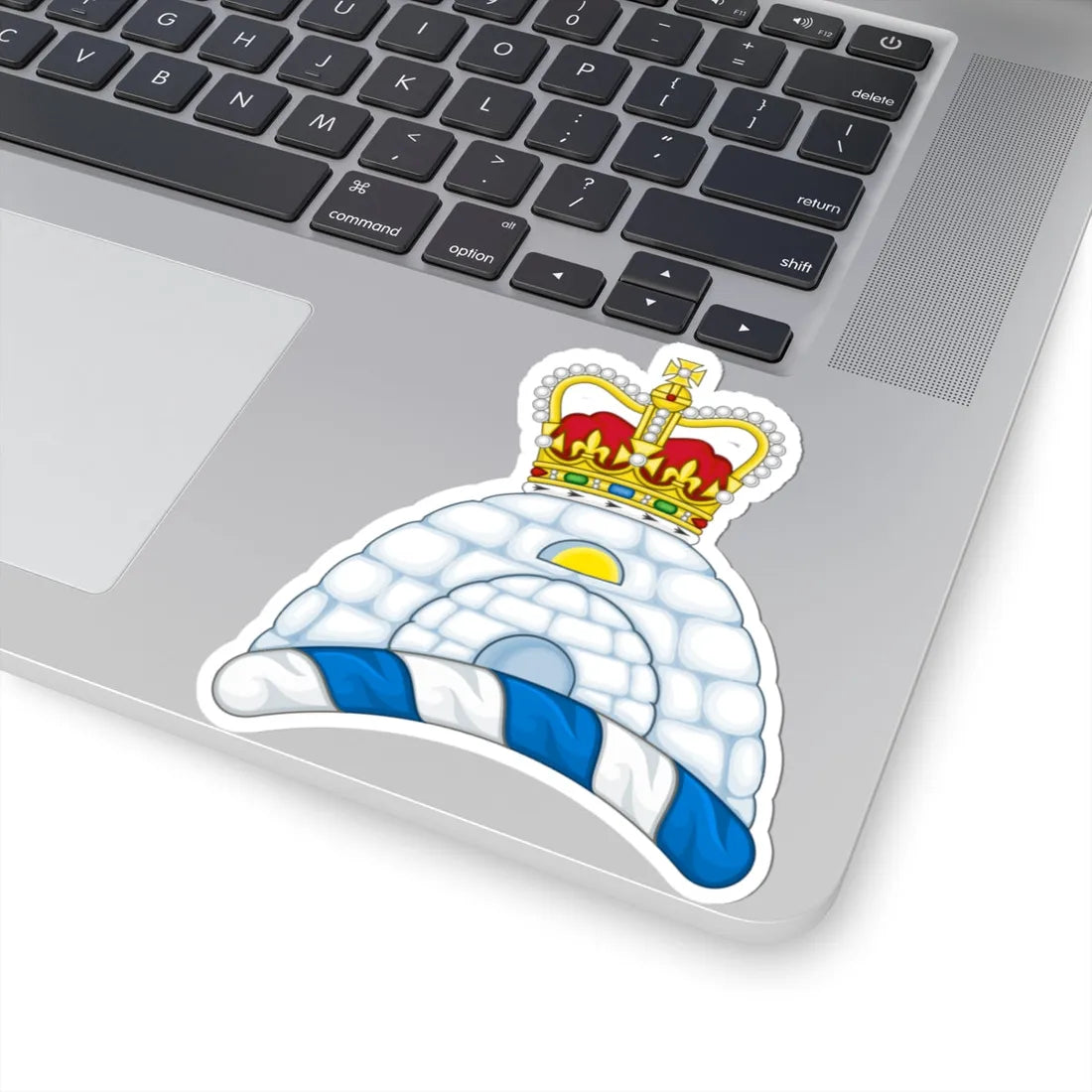 Crest of Nunavut (Canada) (Coat of Arms) STICKER Vinyl Kiss-Cut Decal - The Sticker Space