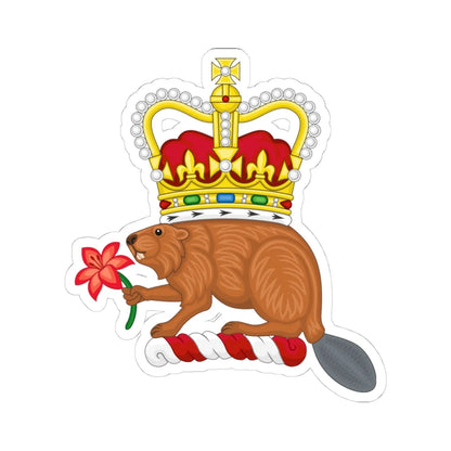 Crest of Saskatchewan (Canada) (Coat of Arms) STICKER Vinyl Kiss-Cut Decal 4 Inch White - The Sticker Space