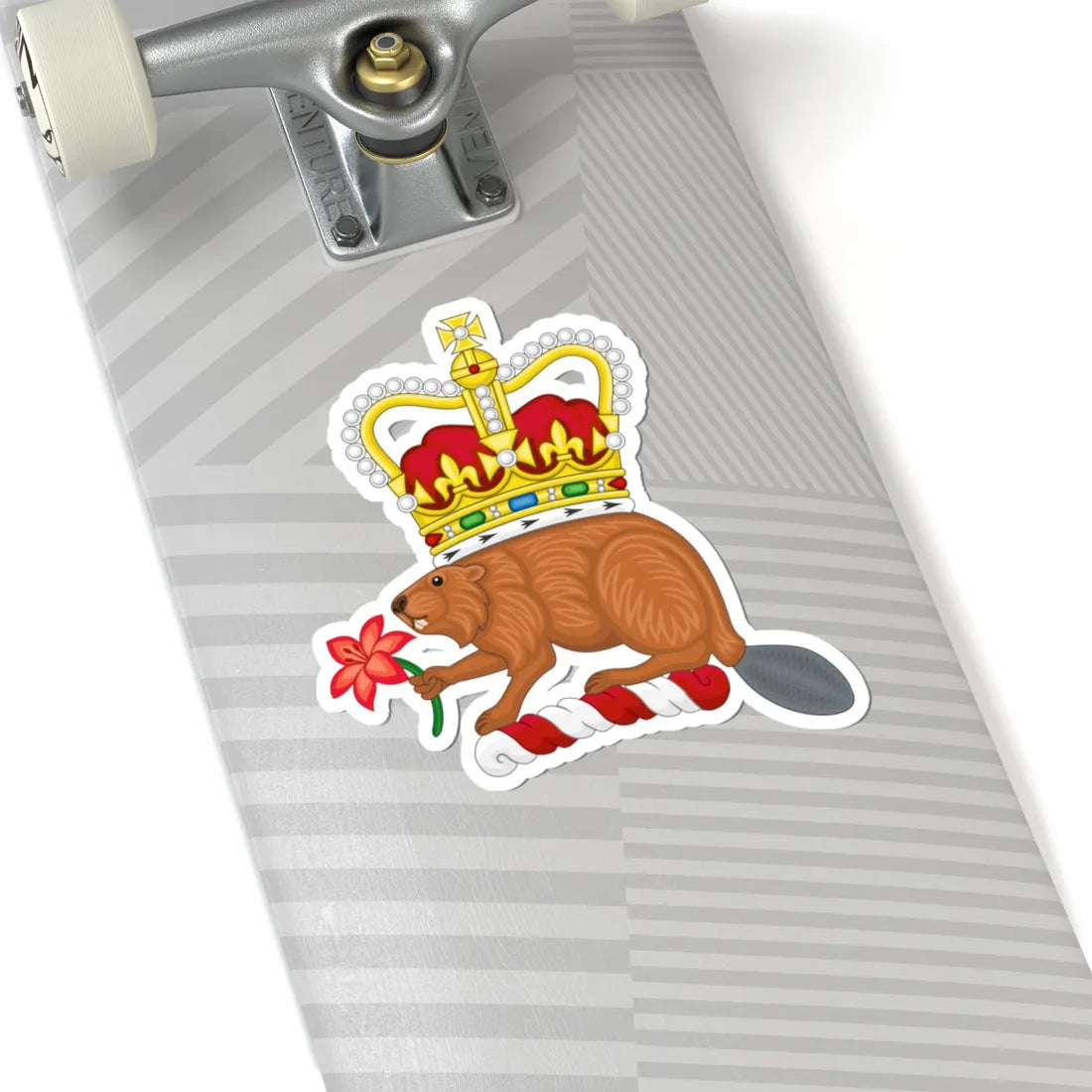 Crest of Saskatchewan (Canada) (Coat of Arms) STICKER Vinyl Kiss-Cut Decal - The Sticker Space