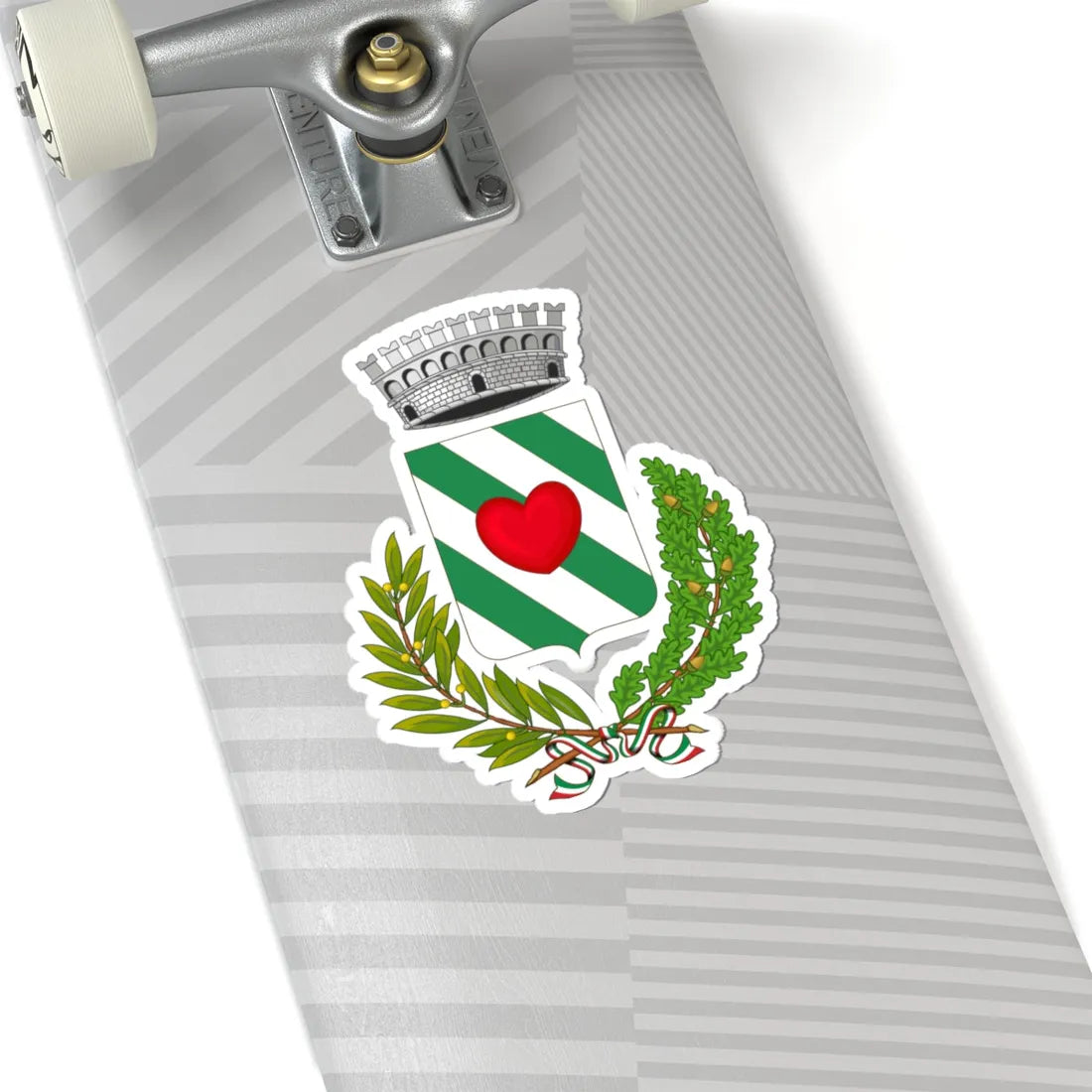 Crevacuore-Stemma (Italy) (Coat of Arms) STICKER Vinyl Kiss-Cut Decal - The Sticker Space