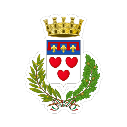 Crevalcore-Stemma (Italy) (Coat of Arms) STICKER Vinyl Kiss-Cut Decal 4 Inch White - The Sticker Space