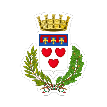 Crevalcore-Stemma (Italy) (Coat of Arms) STICKER Vinyl Kiss-Cut Decal 6 Inch White - The Sticker Space