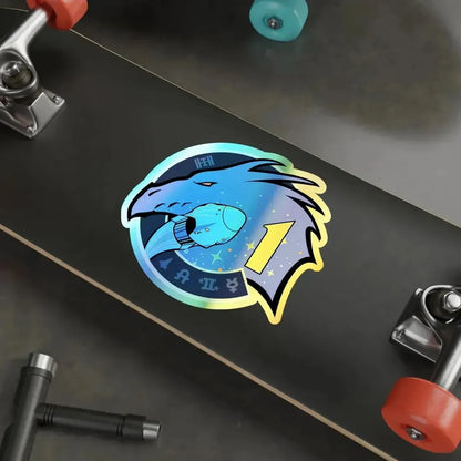 Crew-1 (SpaceX) Holographic STICKER Die-Cut Vinyl Decal - The Sticker Space