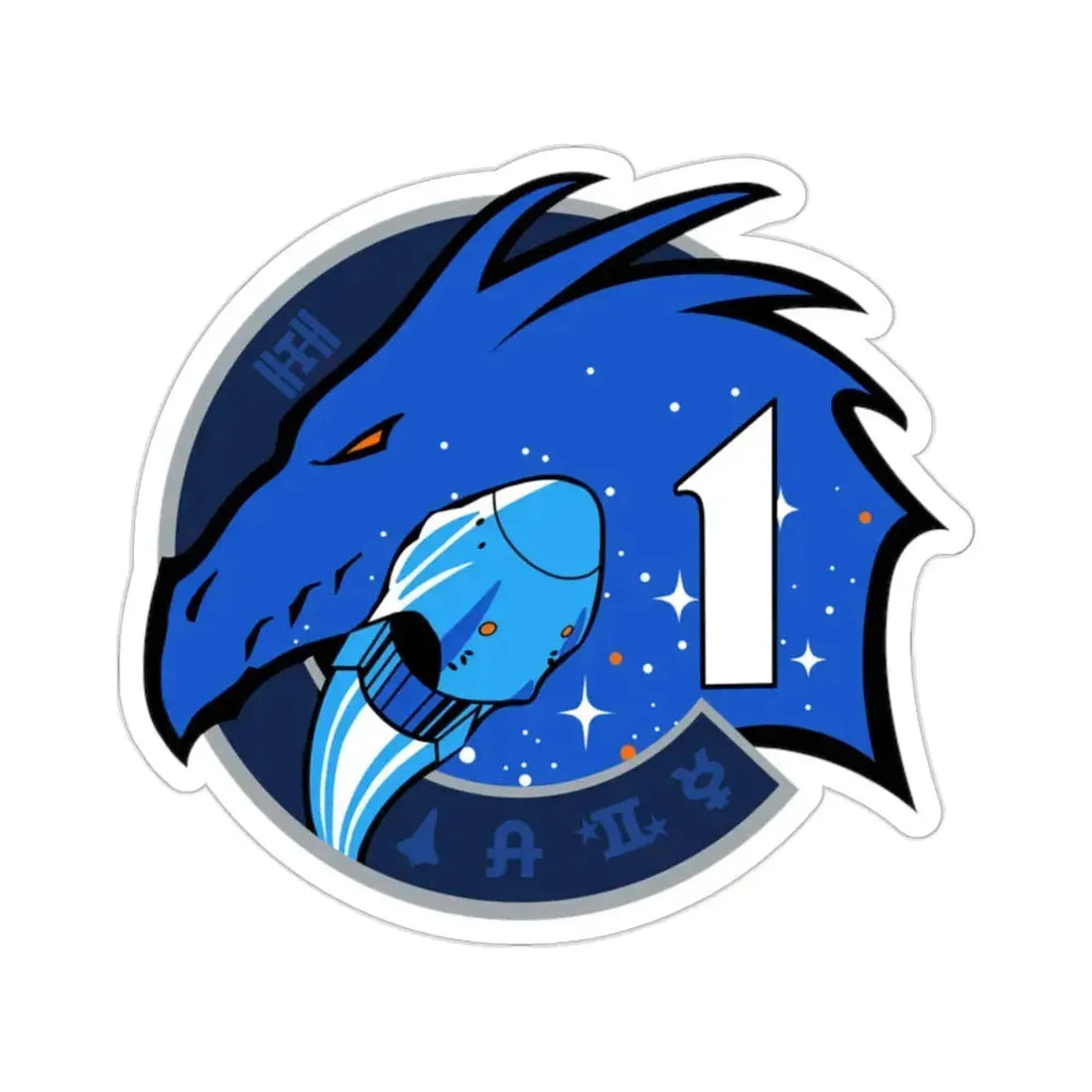 Crew-1 (SpaceX) STICKER Vinyl Die-Cut Decal 2 Inch - The Sticker Space