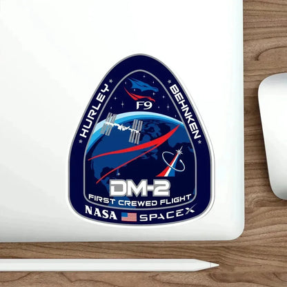 Crew Dragon Demo-2 (SpaceX) STICKER Vinyl Die-Cut Decal - The Sticker Space