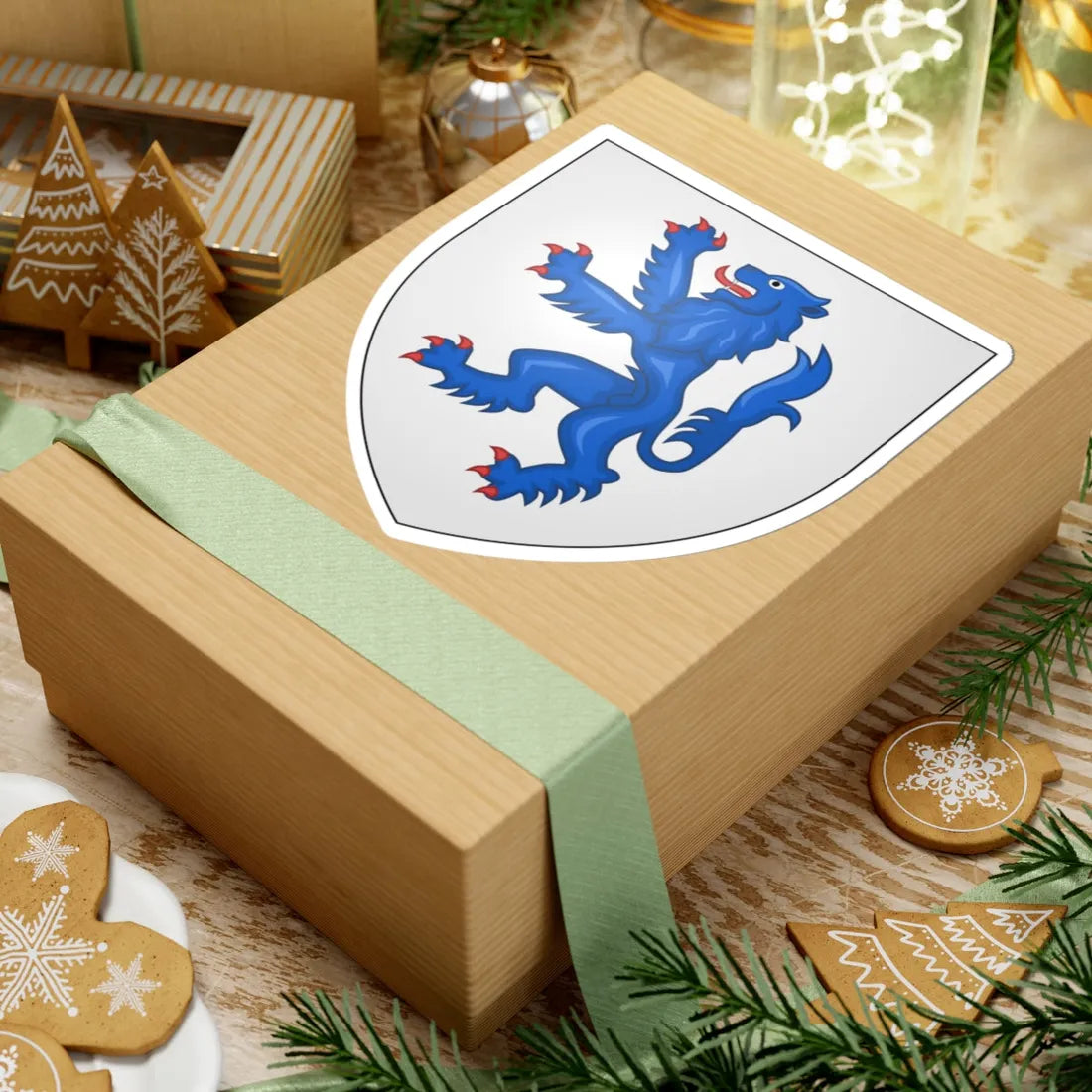 Crichton arms (Scotland) (Coat of Arms) STICKER Vinyl Kiss-Cut Decal - The Sticker Space