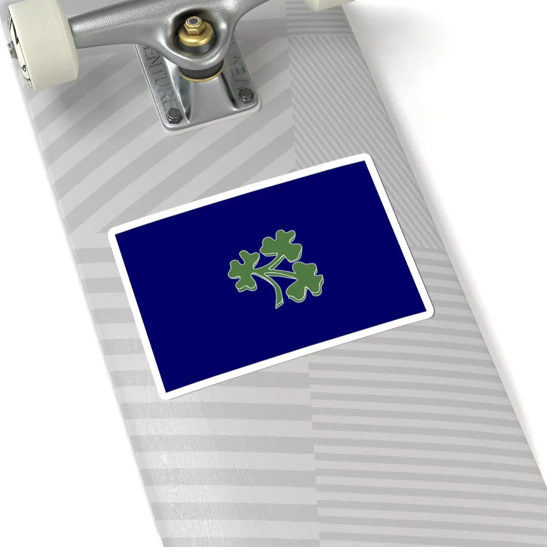 Cricket Ireland flag (Ireland) STICKER Vinyl Kiss-Cut Decal - The Sticker Space