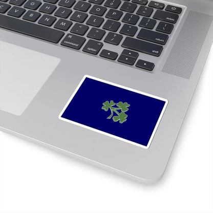 Cricket Ireland flag (Ireland) STICKER Vinyl Kiss-Cut Decal - The Sticker Space