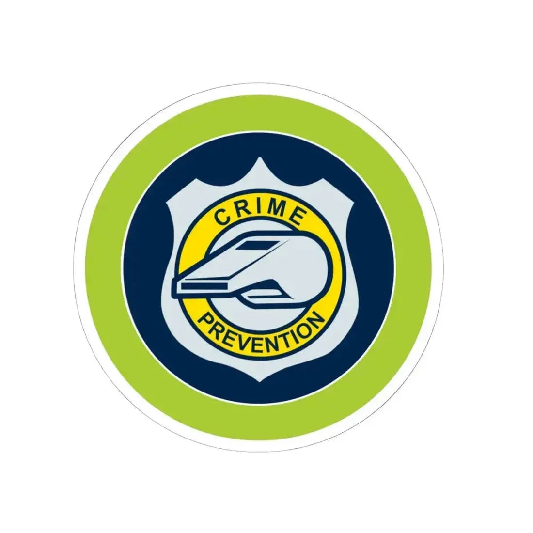 Crime Prevention (Boy Scout Merit Badge) STICKER Vinyl Kiss-Cut Decal 6 Inch White - The Sticker Space