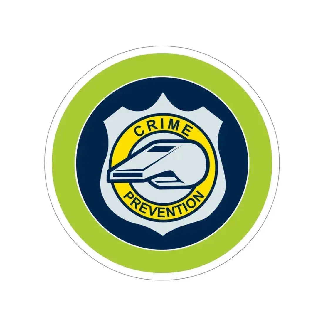 Crime Prevention (Boy Scouts Merit Badge) STICKER Vinyl Die-Cut Decal 4 Inch - The Sticker Space