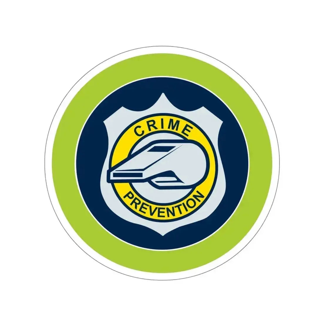 Crime Prevention (Boy Scouts Merit Badge) STICKER Vinyl Die-Cut Decal 5 Inch - The Sticker Space