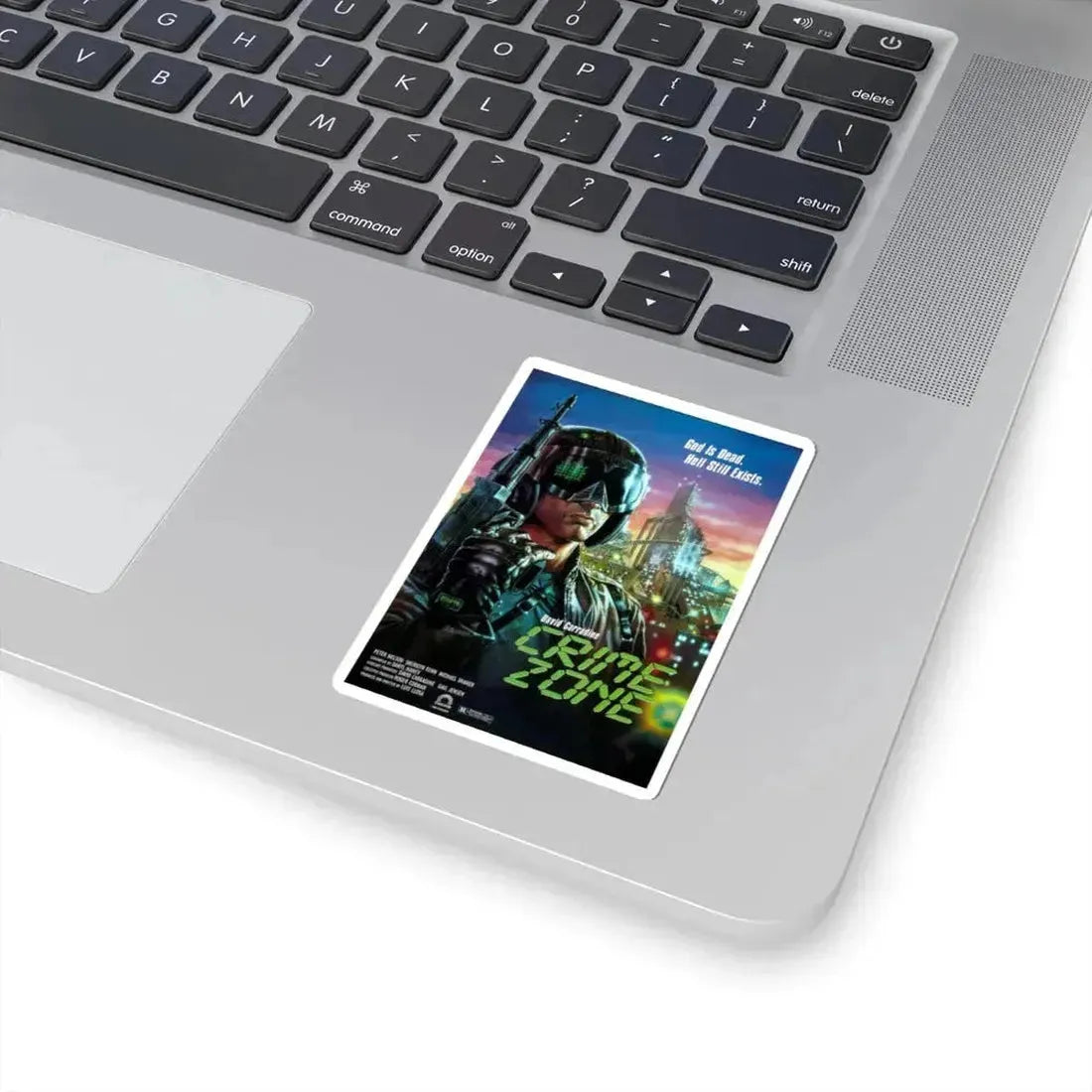 CRIME ZONE 1988 Movie Poster - STICKER Vinyl Kiss-Cut Decal - The Sticker Space